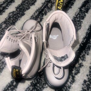 Dr. Martens Kids Light Pink Boots